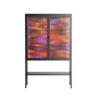 The Secret Herb Garden In The Forest 2 - Loft Cabinet - Nick Liefhebber - Antracite - Reeded glass