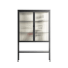 Bayeux - Loft Cabinet - Naia Escribano - Antracite - Reeded glass