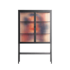 Hidden Beauty - Loft Cabinet - Raissa Oltmanns - Antracite - Reeded glass