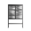 Flight Of Fancy - Loft Cabinet - Diana Catchpole - Antracite - Reeded glass