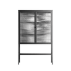 Flight Of Fancy - Loft Cabinet - Diana Catchpole - Antracite - Reeded glass