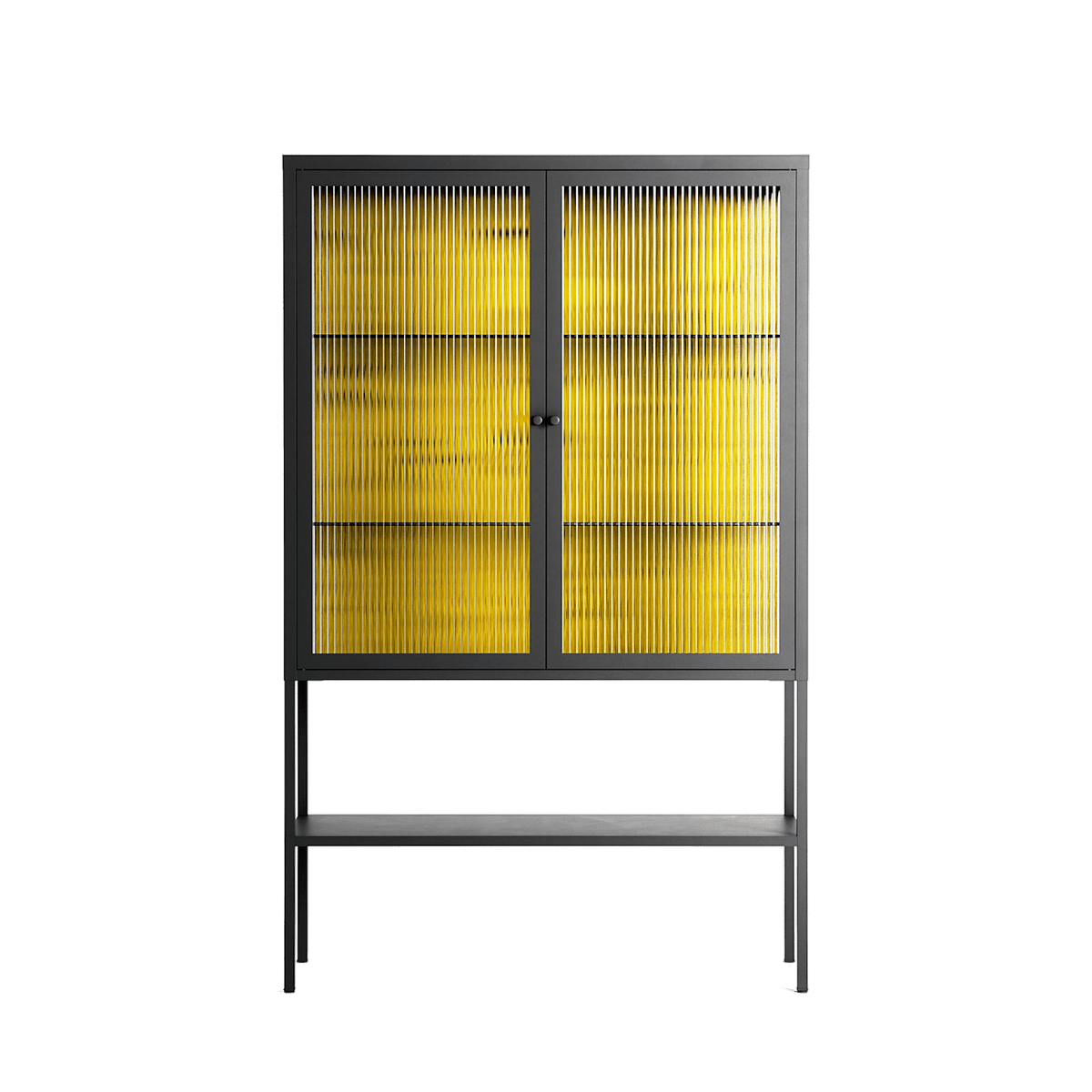 Everything Always - Loft Cabinet - Craig Watkins - Antracite - Reeded glass