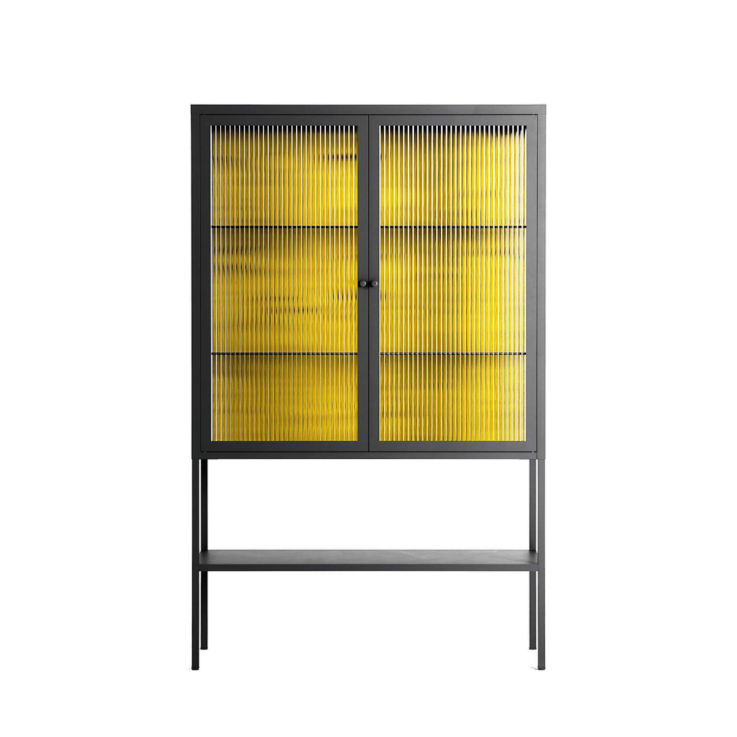 Everything Always - Loft Cabinet - Craig Watkins - Antracite - Reeded glass