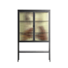 Can You Face It - Loft Cabinet - Sophie Goudman-Peachey - Antracite - Reeded glass