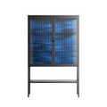 The Blue Line - Loft Cabinet - Craig Watkins - Antracite - Reeded glass