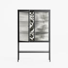 Ode to Summer 4 - Loft Cabinet - Diana Catchpole - Antracite - Reeded glass