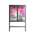 The Ringmaster - Loft Cabinet - Caitlin Flood-Molyneux - Antracite - Reeded glass