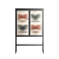 Curious Creatures - Loft Cabinet - Ethan Fender - Antracite - Reeded glass