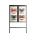 Curious Creatures - Loft Cabinet - Ethan Fender - Antracite - Reeded glass