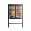 We Are Who We Are - Loft Cabinet - Sophie Goudman-Peachey - Antracite - Reeded glass
