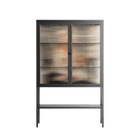 We Are Who We Are - Loft Cabinet - Sophie Goudman-Peachey - Antracite - Reeded glass