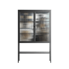Dreaming With Open Eyes - Loft Cabinet - Sophie Goudman-Peachey - Antracite - Reeded glass