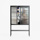 Dreaming With Open Eyes - Loft Cabinet - Sophie Goudman-Peachey - Antracite - Reeded glass