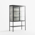 Ode to Summer 3 - Loft Cabinet - Diana Catchpole - Antracite - Reeded glass