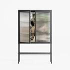 As The Rain Falls - Loft Cabinet - Sophie Goudman-Peachey - Antracite - Reeded glass