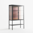 Connect With Nature - Loft Cabinet - Raissa Oltmanns - Antracite - Reeded glass