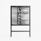 Flight Of Fancy 3 - Loft Cabinet - Diana Catchpole - Antracite - Reeded glass