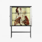 Can You Face It - Loft Cabinet - Sophie Goudman-Peachey - Antracite - Reeded glass