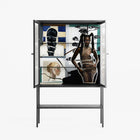 Dreaming With Open Eyes - Loft Cabinet - Sophie Goudman-Peachey - Antracite - Reeded glass