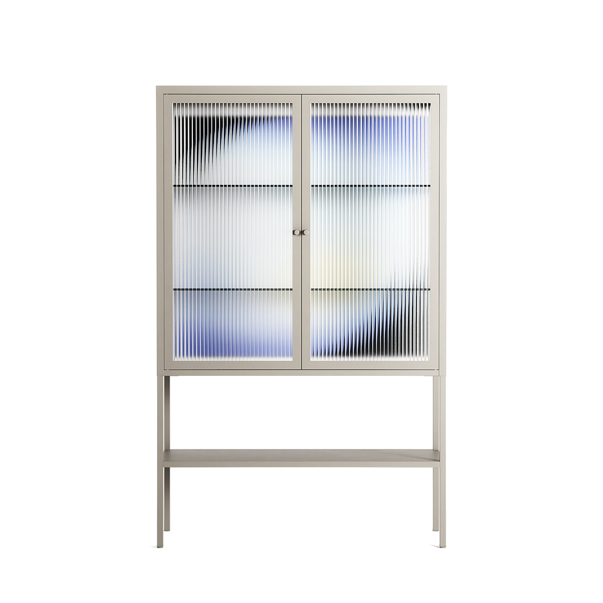 Ambient - Loft cabinet - Alexander Khabbazi - Pebble - Reeded glass