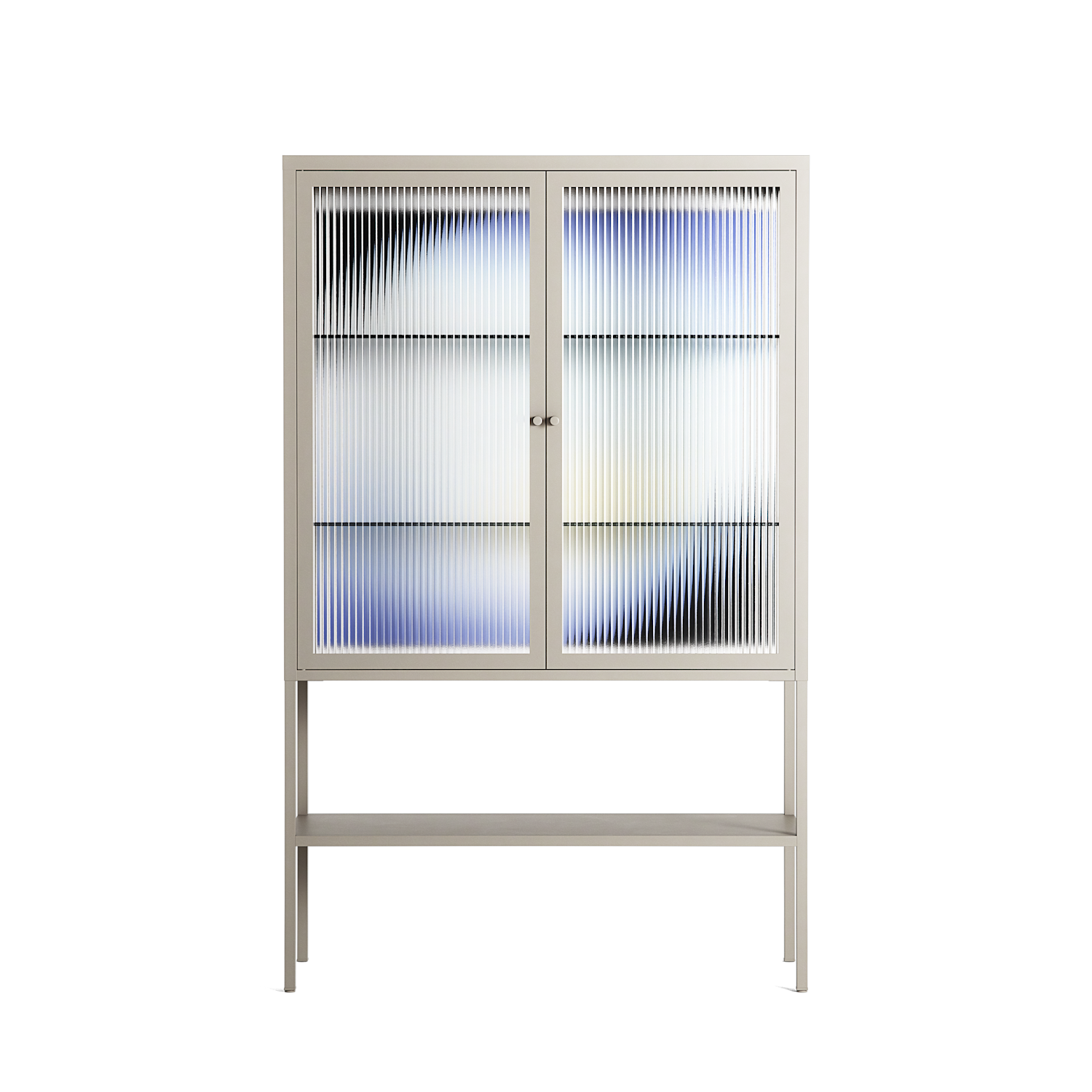 Ambient - Loft cabinet - Alexander Khabbazi - Pebble - Reeded glass