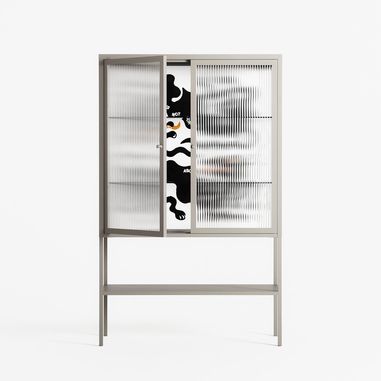 Every Dog - Loft Cabinet - Alexander Khabbazi - Pebble - Reeded glass