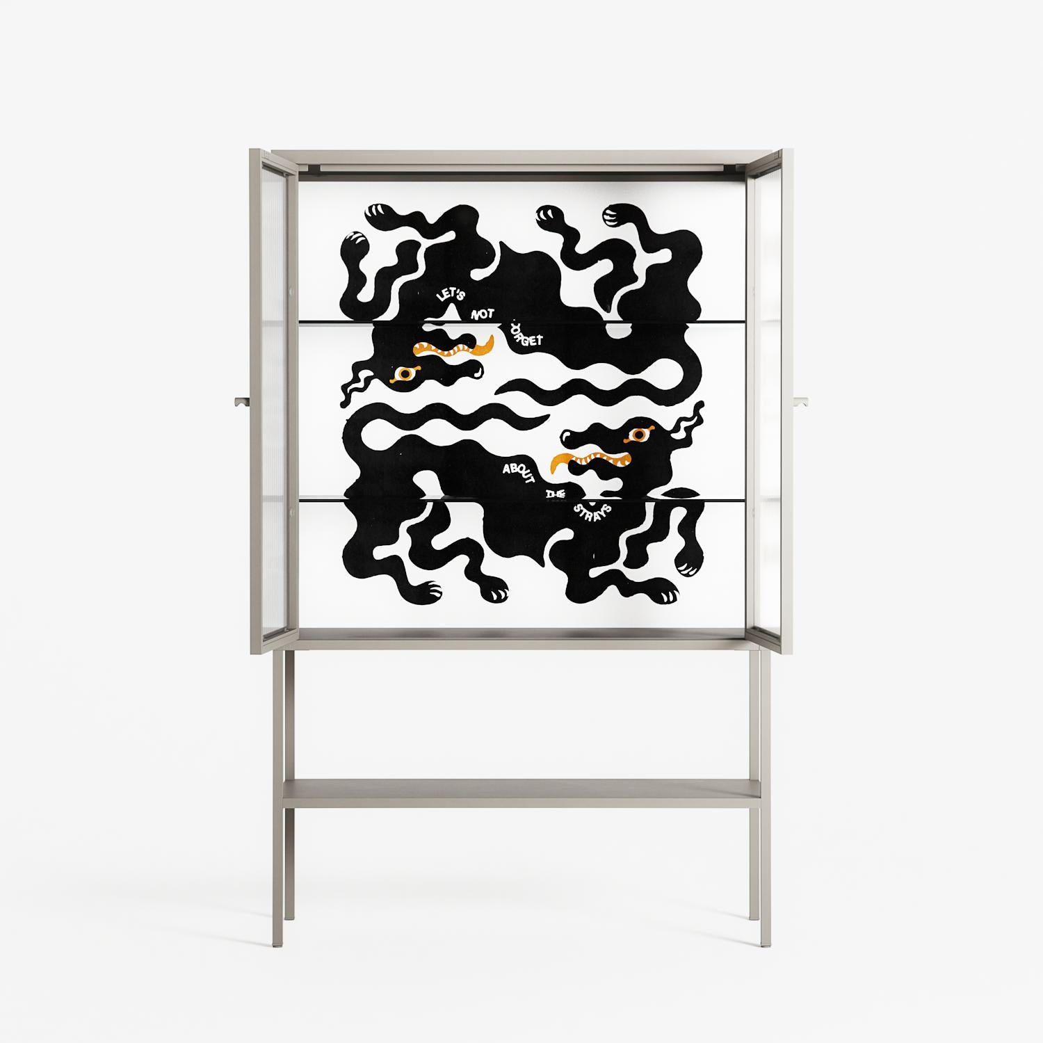 Every Dog - Loft Cabinet - Alexander Khabbazi - Pebble - Reeded glass