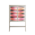 Repeating - Loft Cabinet - Alexander Khabbazi - Pebble - Reeded glass