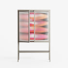 Repeating - Loft Cabinet - Alexander Khabbazi - Pebble - Reeded glass