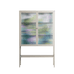 A Bridge Across Time 2 - Loft Cabinet - Nick Liefhebber - Pebble - Reeded glass
