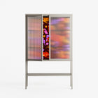 The Secret Herb Garden In The Forest 2 - Loft Cabinet - Nick Liefhebber - Pebble - Reeded glass