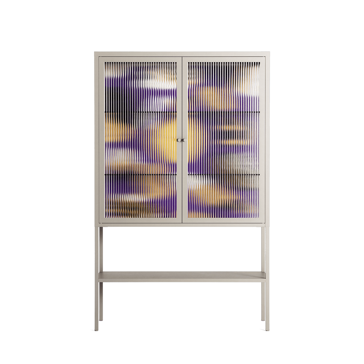 Pebbles - Loft Cabinet - Nick Liefhebber - Pebble - Reeded glass