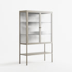 Black Fern - Loft Cabinet - Konrad Blaszczyk - Pebble - Reeded glass