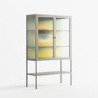 Curiosity - Loft Cabinet - Heather Zhou - Pebble - Reeded glass