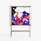 Dream - Loft Cabinet - Heather Zhou - Pebble - Reeded glass
