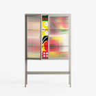 Flower C - Loft Cabinet - Heather Zhou - Pebble - Reeded glass