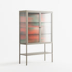 Flower B - Loft Cabinet - Heather Zhou - Pebble - Reeded glass