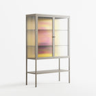 Yoga - Loft Cabinet - Heather Zhou - Pebble - Reeded glass