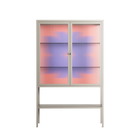Stella - Loft Cabinet - Linus Lohoff - Pebble - Reeded glass