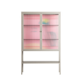 Tender Age in Bloom - Loft Cabinet - Ciara Wade - Pebble - Reeded glass