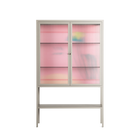 Tender Age in Bloom - Loft Cabinet - Ciara Wade - Pebble - Reeded glass