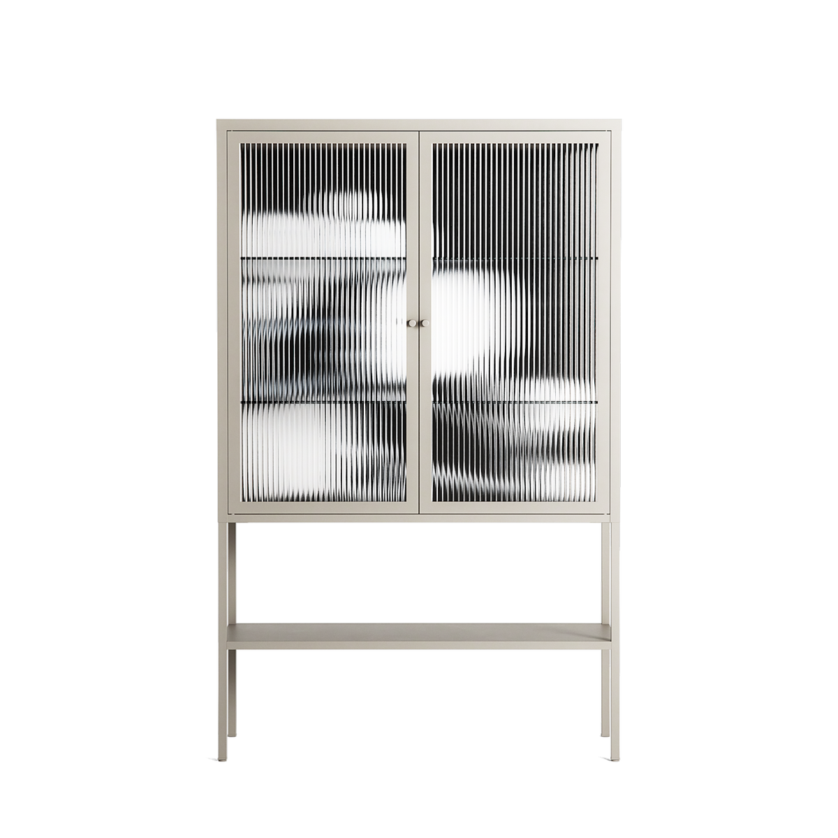 Talk Less Say More - Loft Cabinet - Ciara Wade - Pebble - Reeded glass