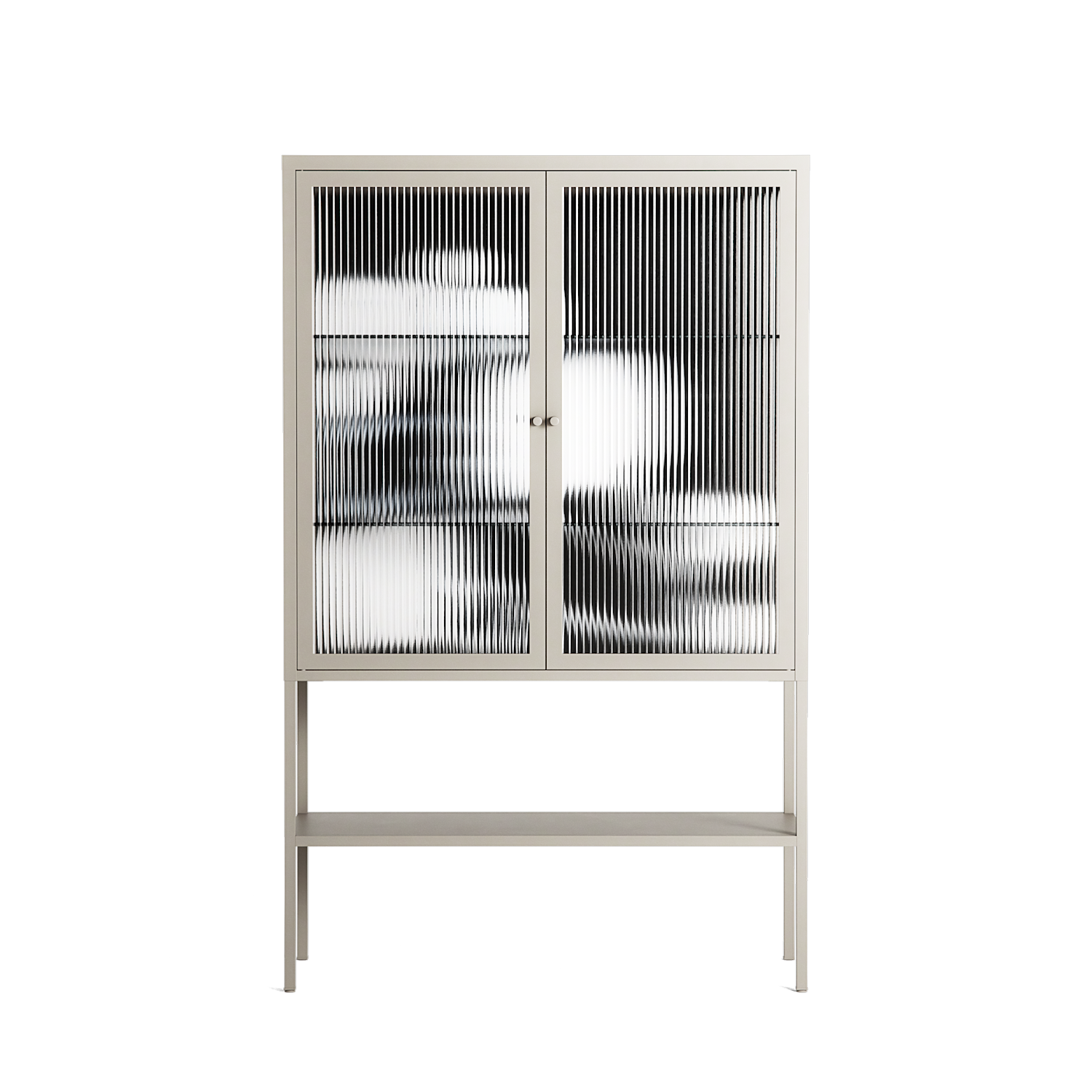 Talk Less Say More - Loft Cabinet - Ciara Wade - Pebble - Reeded glass