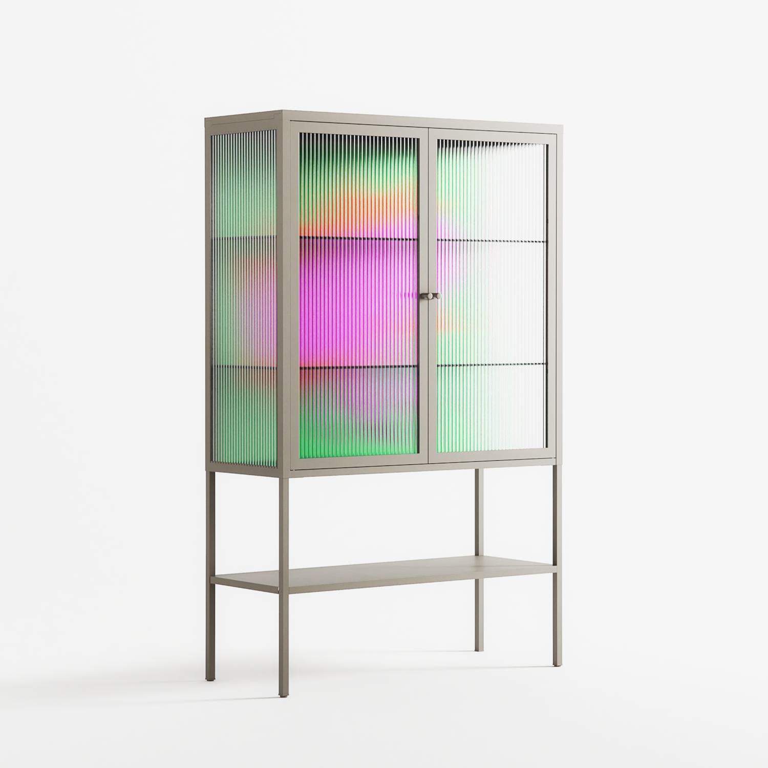 Sit This One Out - Loft Cabinet - Ciara Wade - Pebble - Reeded glass