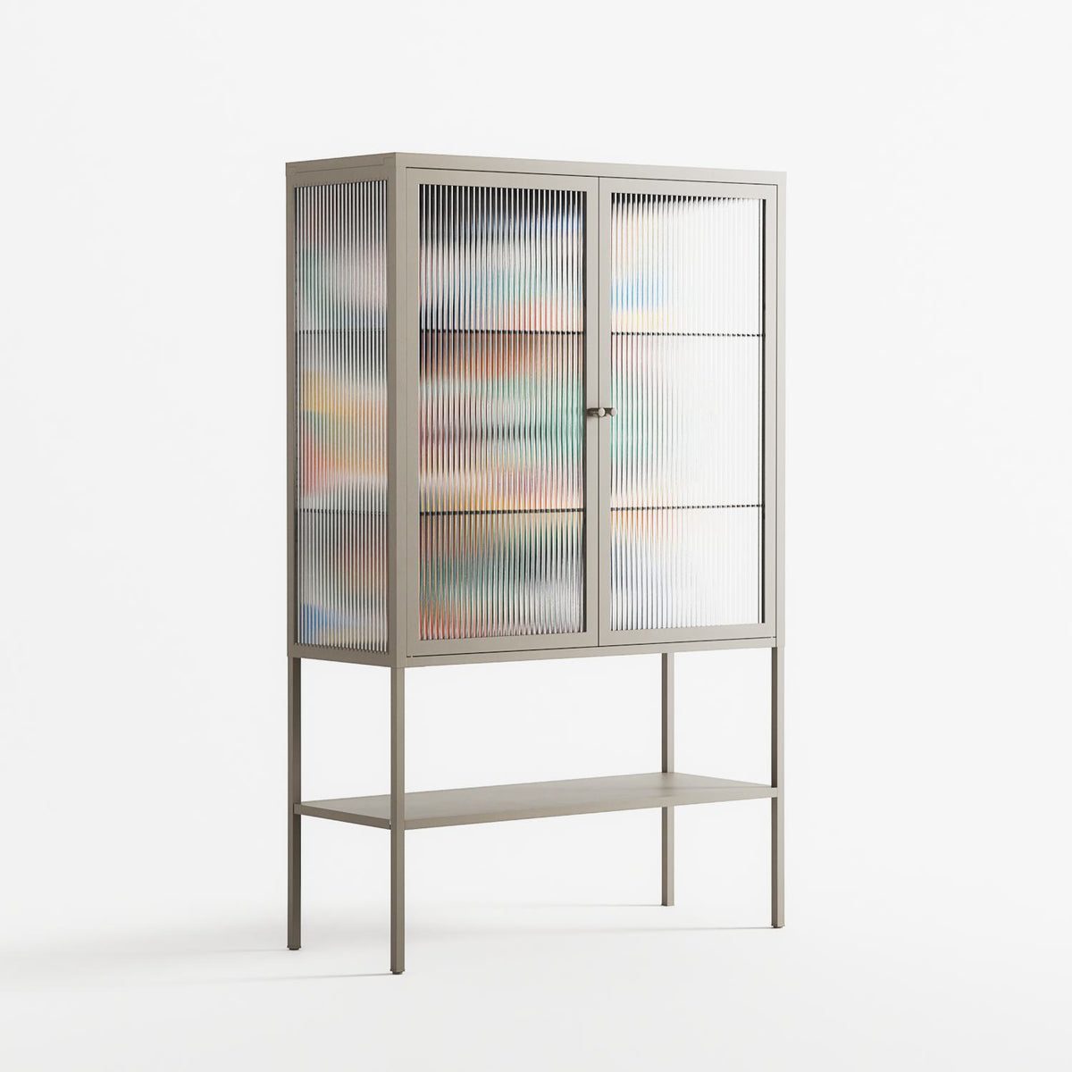Alive - Loft Cabinet - Vratislav Pecka - Pebble - Reeded glass