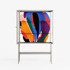 Balloons - Loft Cabinet - Vratislav Pecka - Pebble - Reeded glass