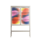 Blends - Loft Cabinet - Vratislav Pecka - Pebble - Reeded glass
