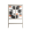 Conserto2 - Loft Cabinet - Vratislav Pecka - Pebble - Reeded glass