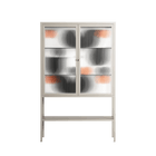 Conserto2 - Loft Cabinet - Vratislav Pecka - Pebble - Reeded glass