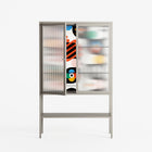 Connections - Loft Cabinet - Vratislav Pecka - Pebble - Reeded glass